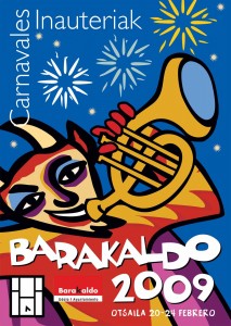 CARTEL carnavales A3 2009 Barakaldo