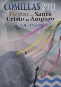 Cartel Fiestas Comillas 2011