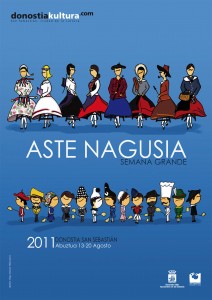 Aste nagusiko kartela - Donostia