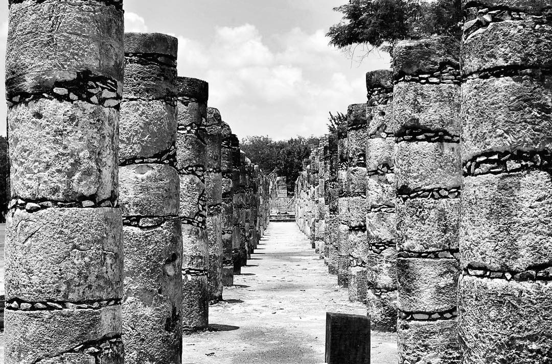 Las mil columnas, Chichén Itzá, México
