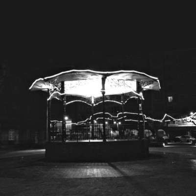 Kiosko en la plaza