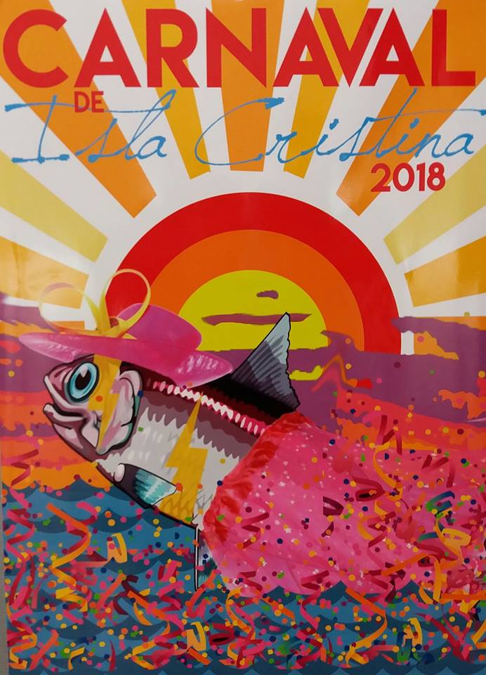 Cartel del carnaval de isla cristina 2018