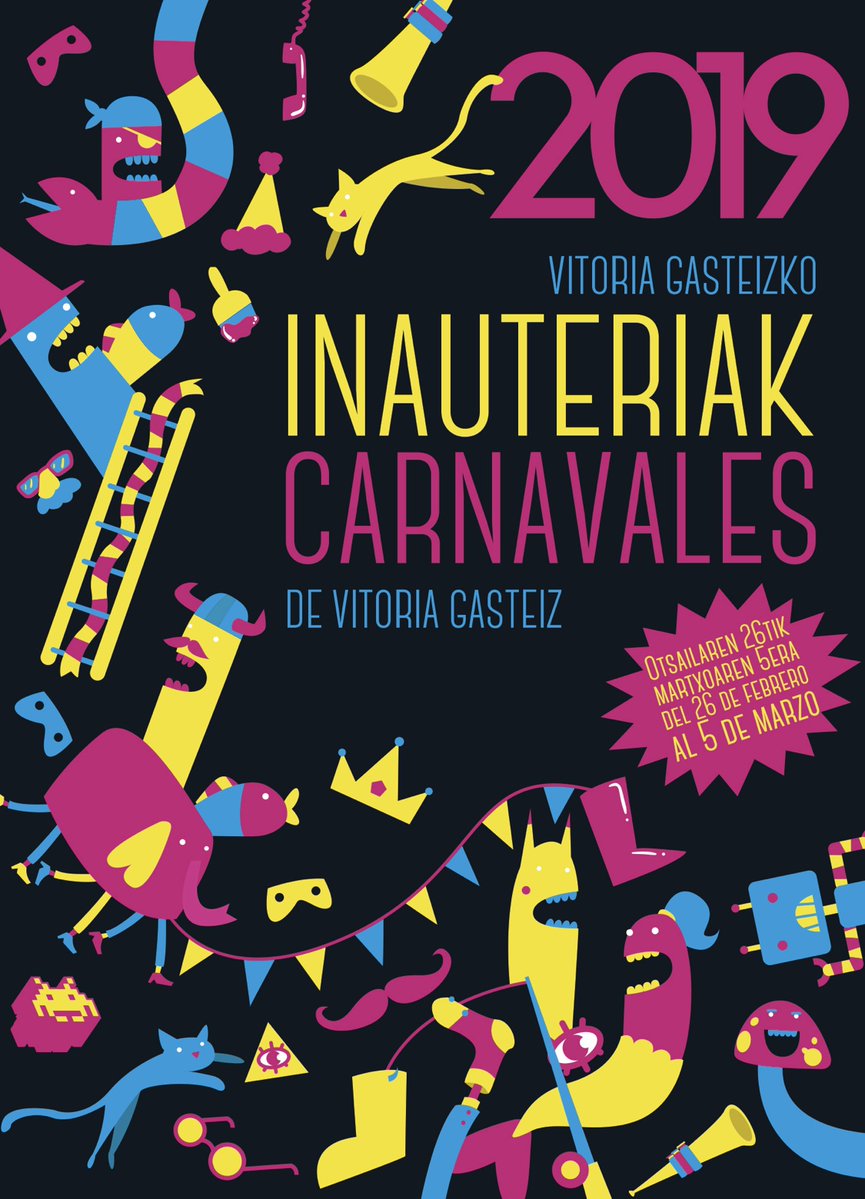 Cartel carnaval vitoria 2019
