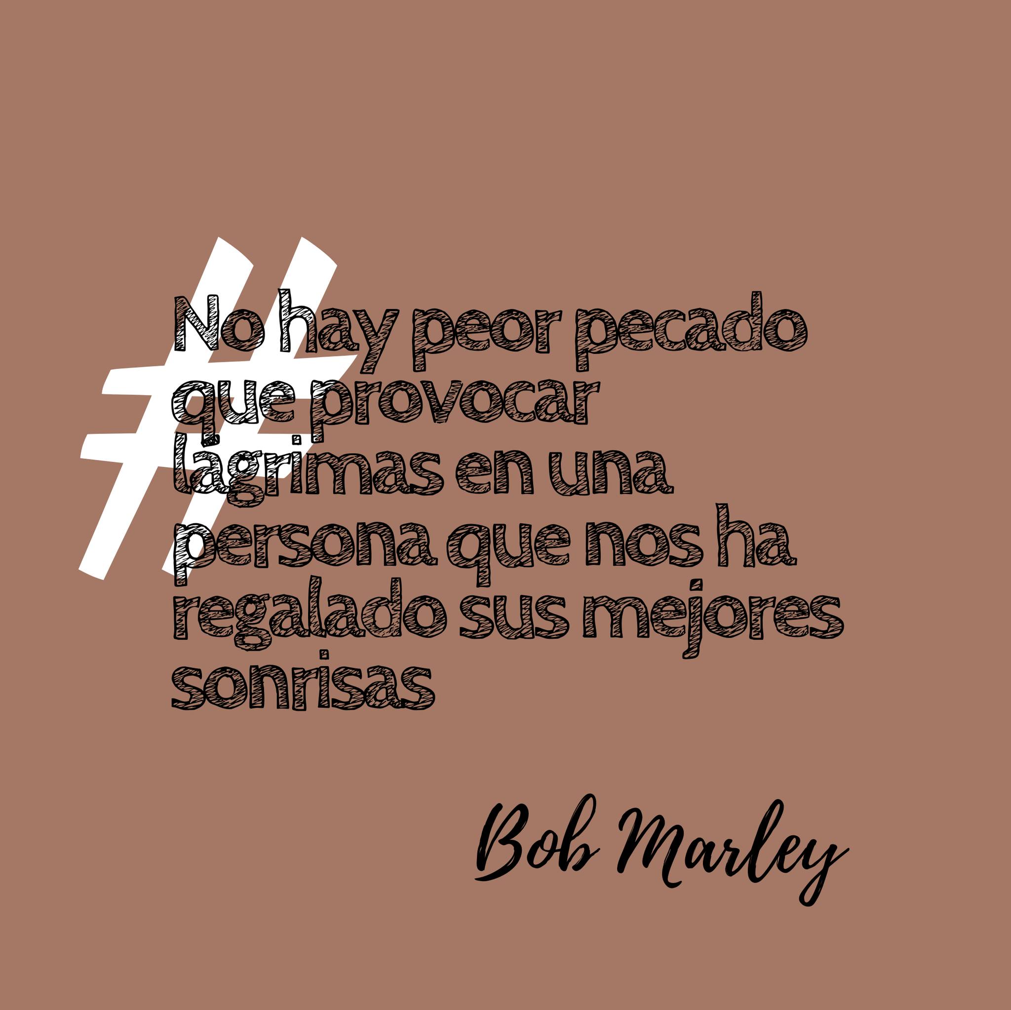 No hay peor pecado que provocar lágrimas en una persona que nos ha regalado sus mejores sonrisas